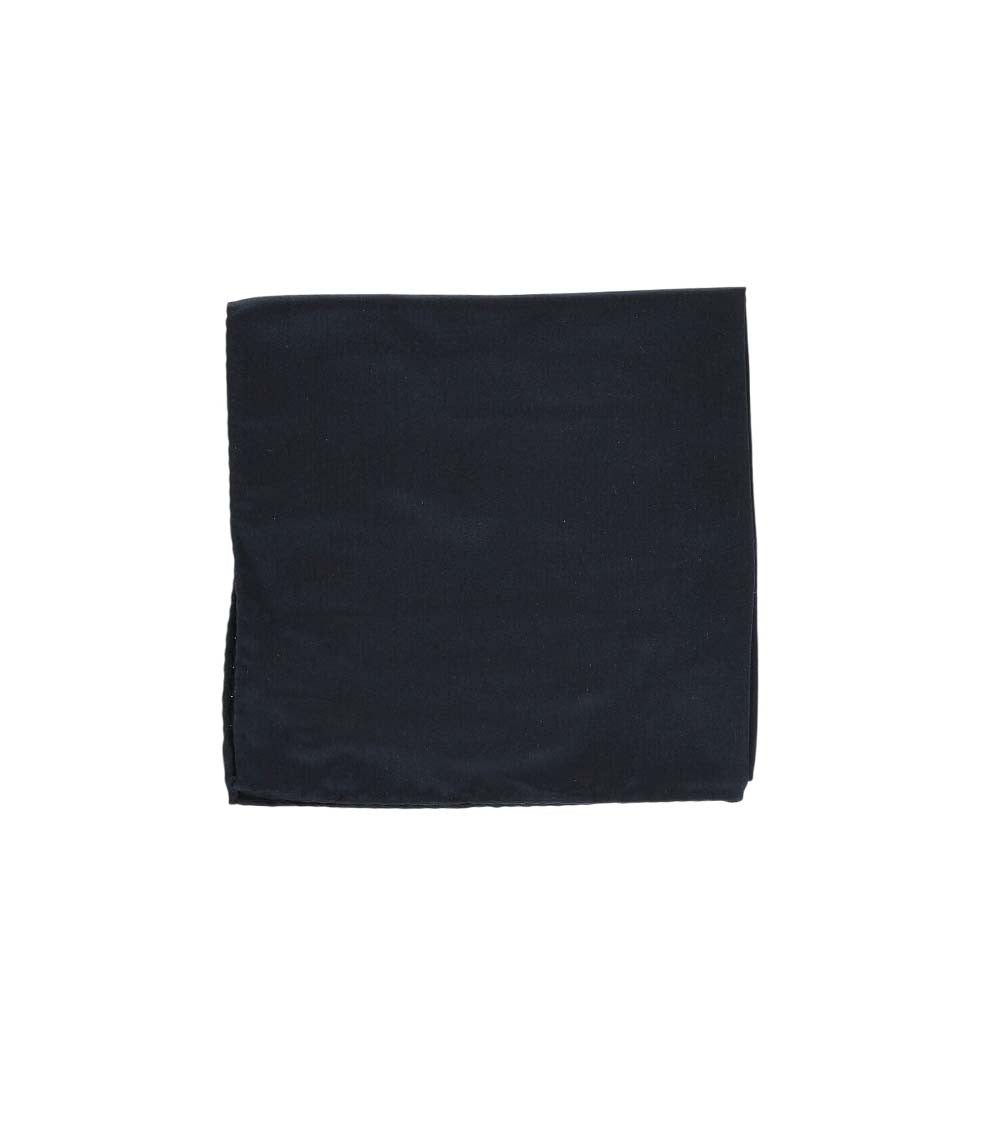 Dark Blue Solid Pocket Square 1