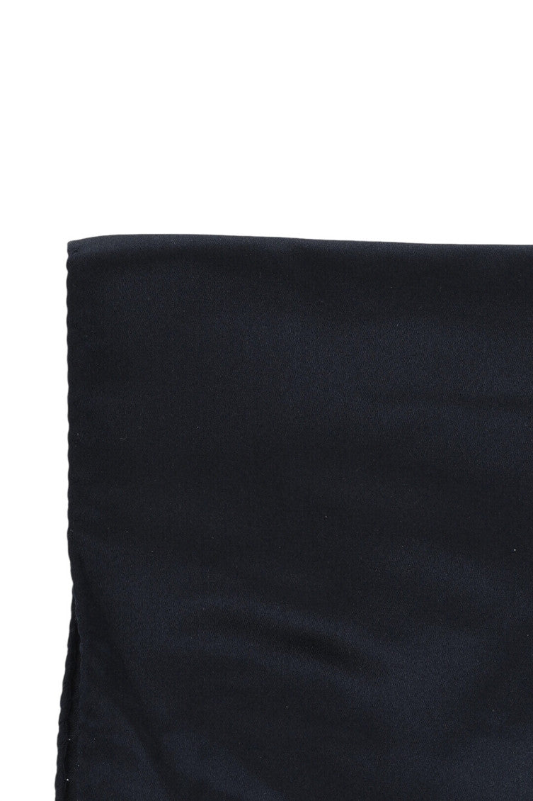 Dark Blue Solid Pocket Square 2