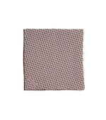 Maroon Geometric Print Pocket Square 1
