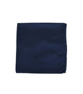 Blue Solid Pocket Square 1