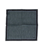 Grey Houndstooth Pocket Square 1