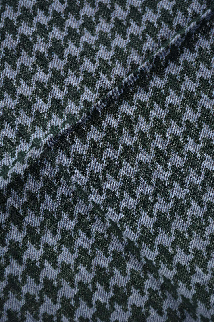 Grey Houndstooth Pocket Square 3