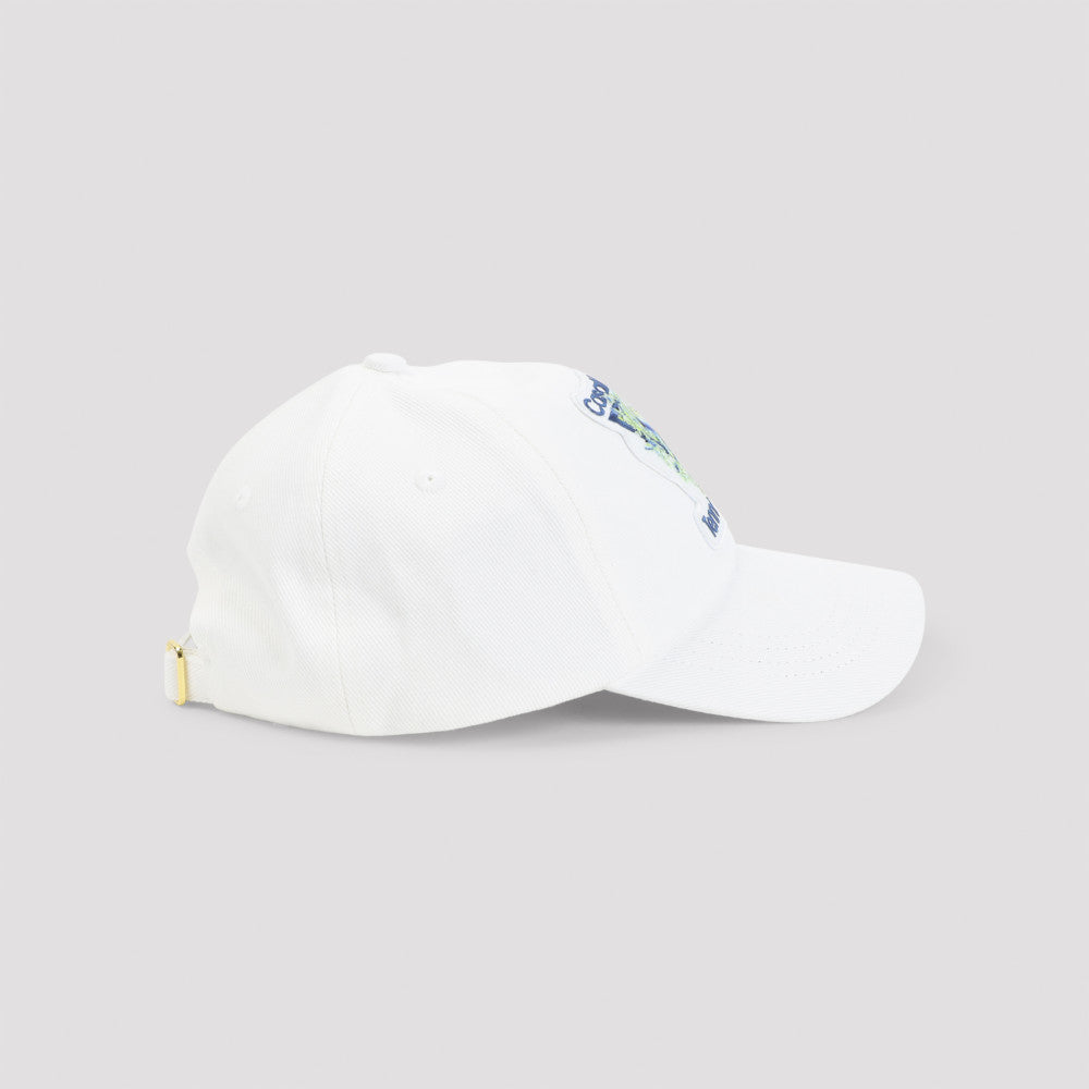 White Logo Baseball Cap 4