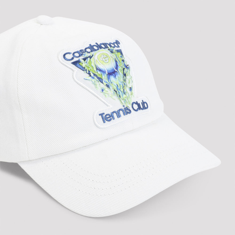 White Logo Baseball Cap 5