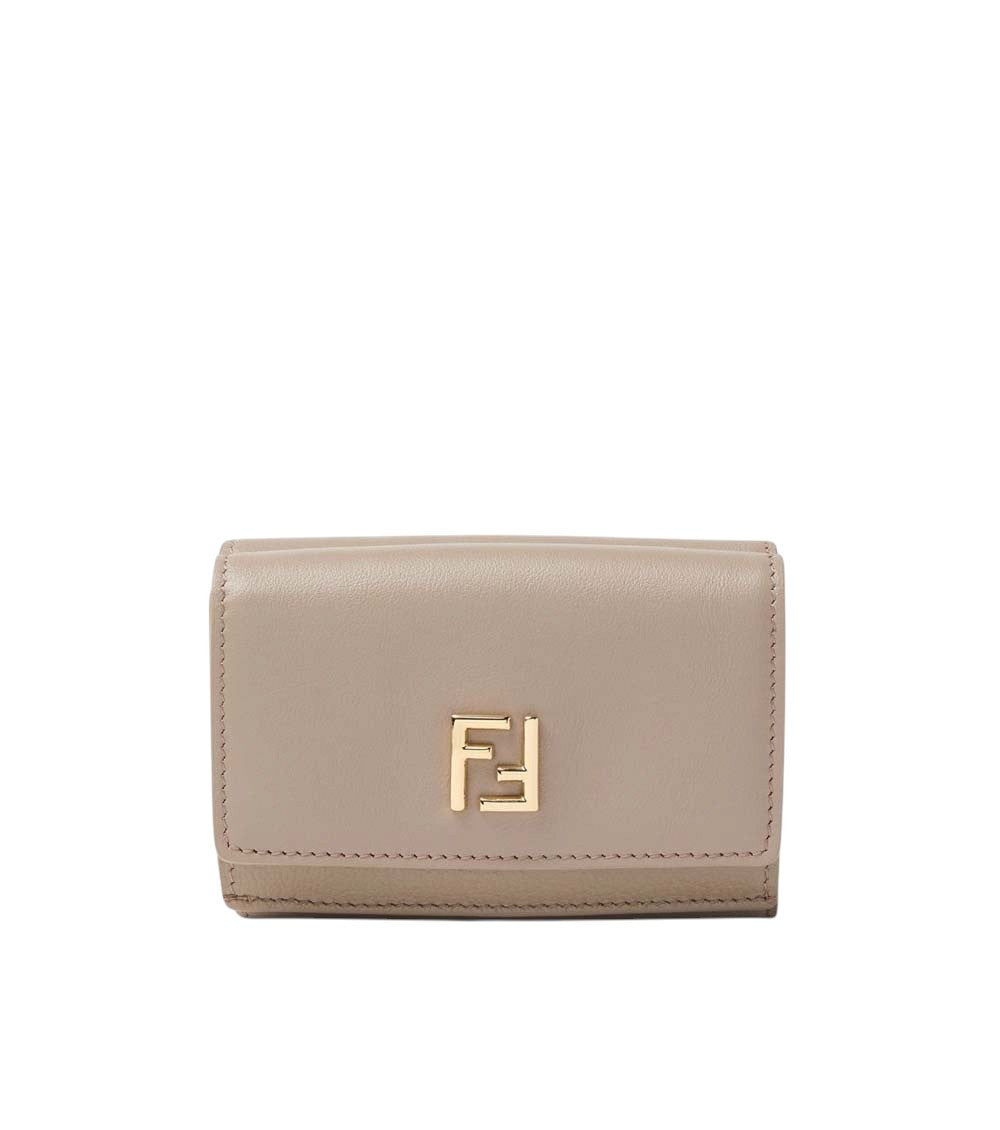 Grey Logo Trifold Wallet 1