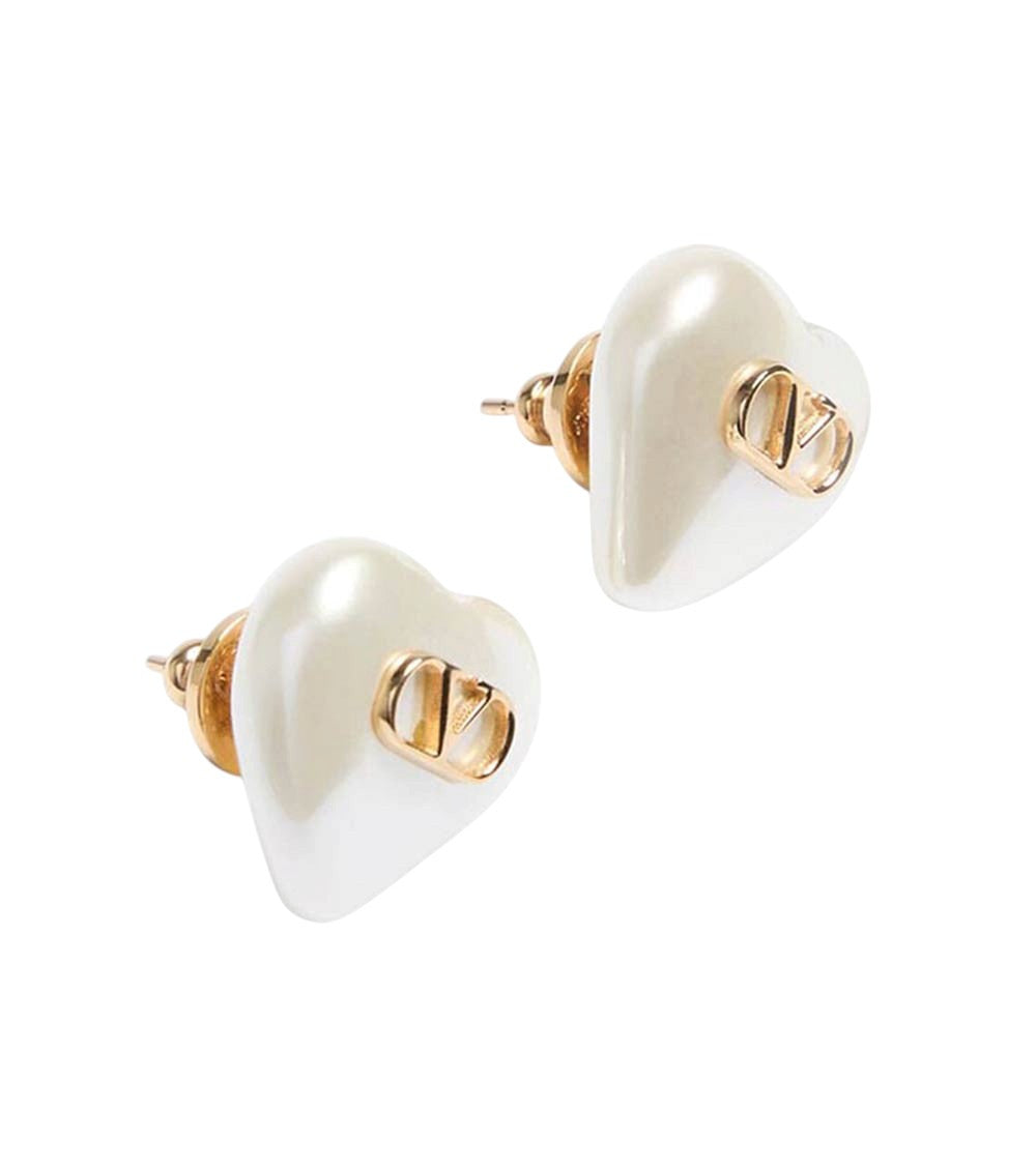 Off White VLogo Stud Earrings 2