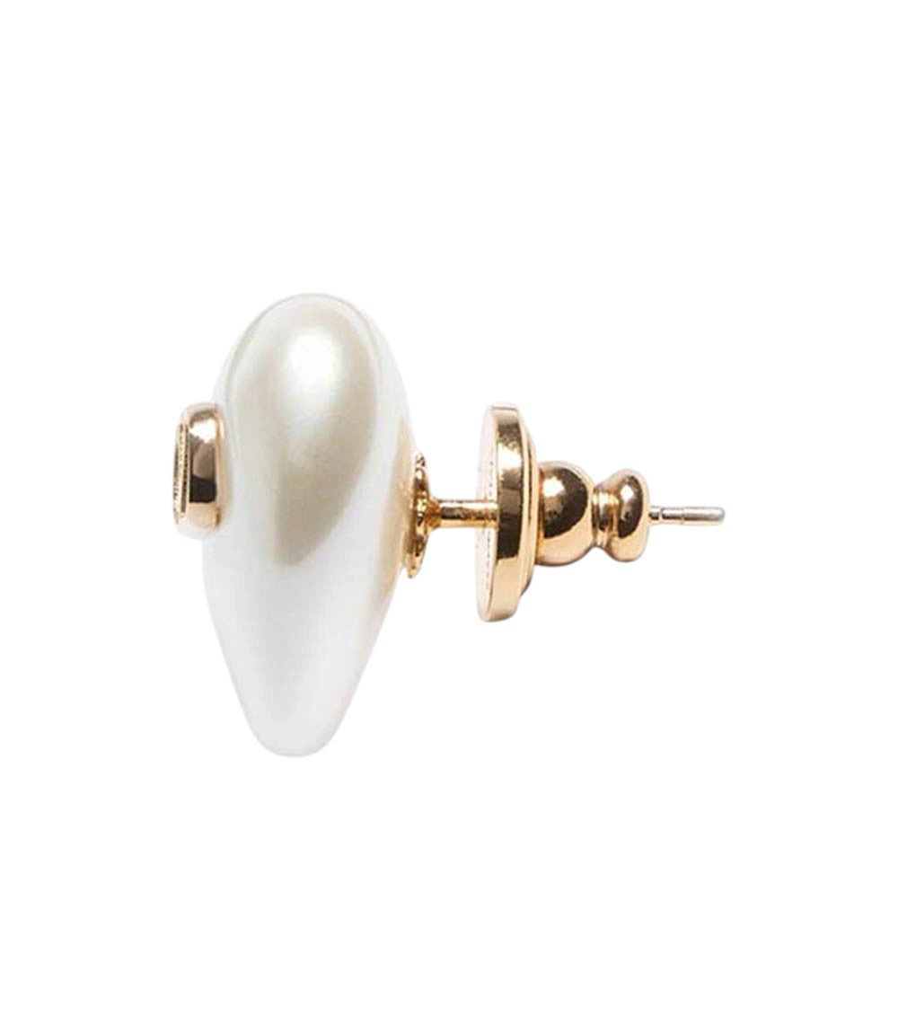 Off White VLogo Stud Earrings 3