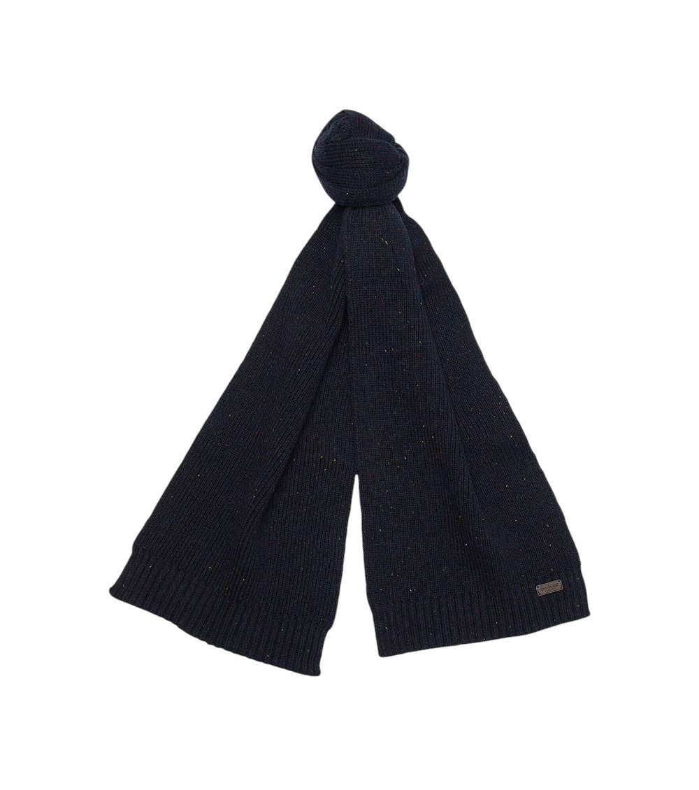 Blue Knitted Beanie And Scarf Set 2