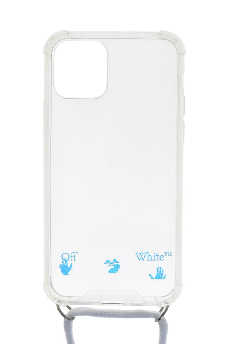 White Logo IPhone 12 Phone Case 1