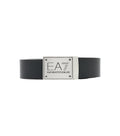 Black Logo Buckle Reversible Belt 1