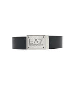 Black Logo Buckle Reversible Belt 1
