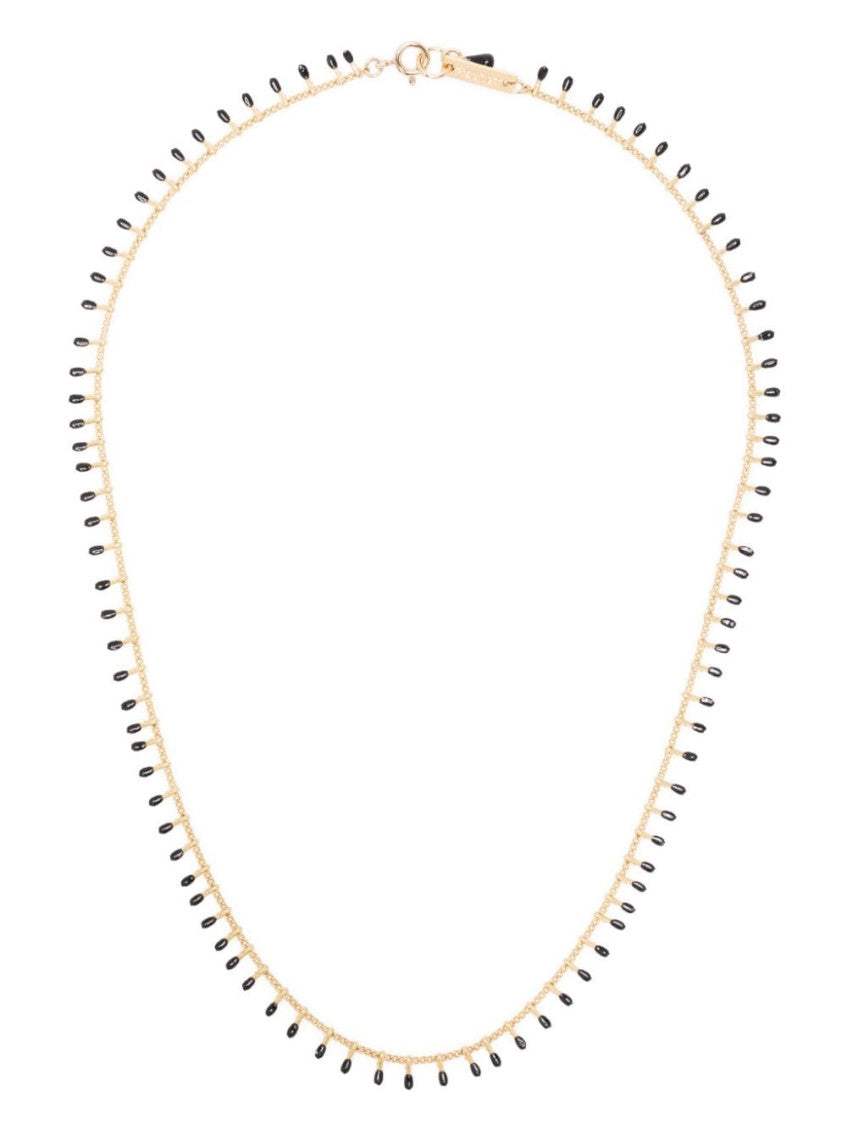 Black Beaded Necklace 1