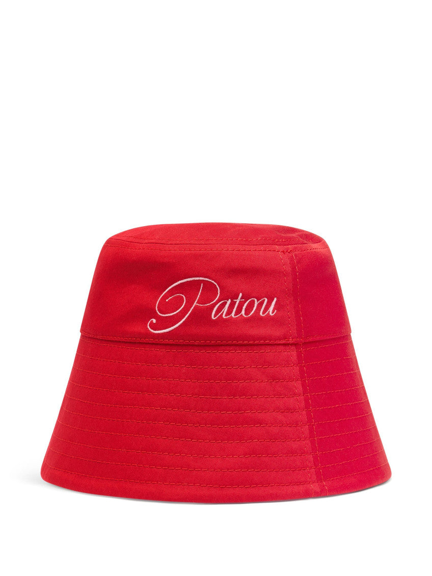 Red Logo Bucket Hat 1