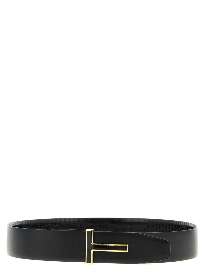 Black Reversible Textured Belt 2