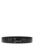 Black Shiny Solid Belt 1
