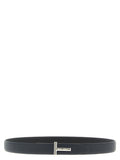Navy Blue Hammered Reversible Textured Belt 1