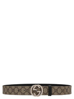 Beige GG Supreme Belt 1