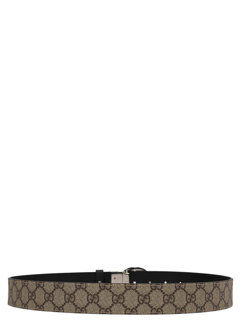 Beige GG Supreme Belt 3