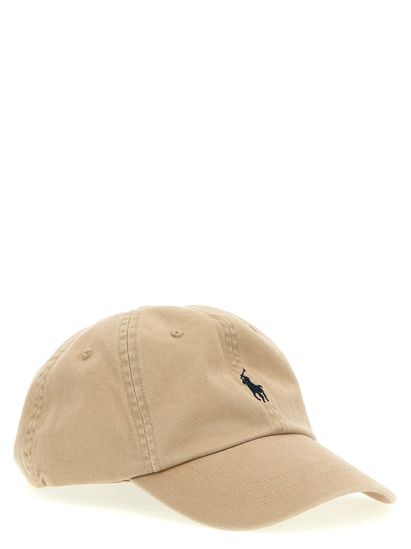 Beige Logo embroidery cap 2