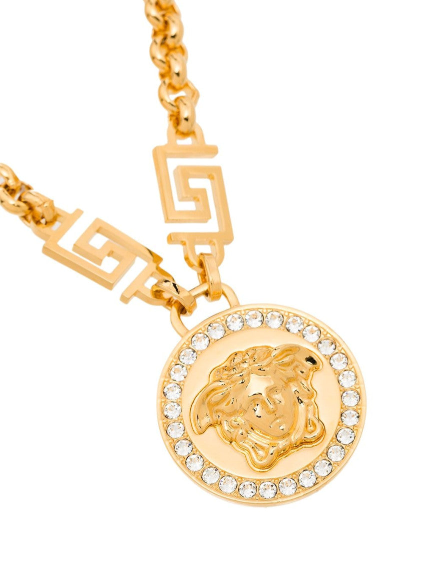 Golden Medusa Pendant Necklace 5