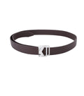 Brown Textured Buckle Belt 1