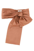 Pink Bow Solid Tie Belt 1