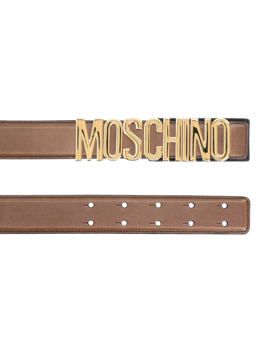 Brown Logo Buckle Belt 3