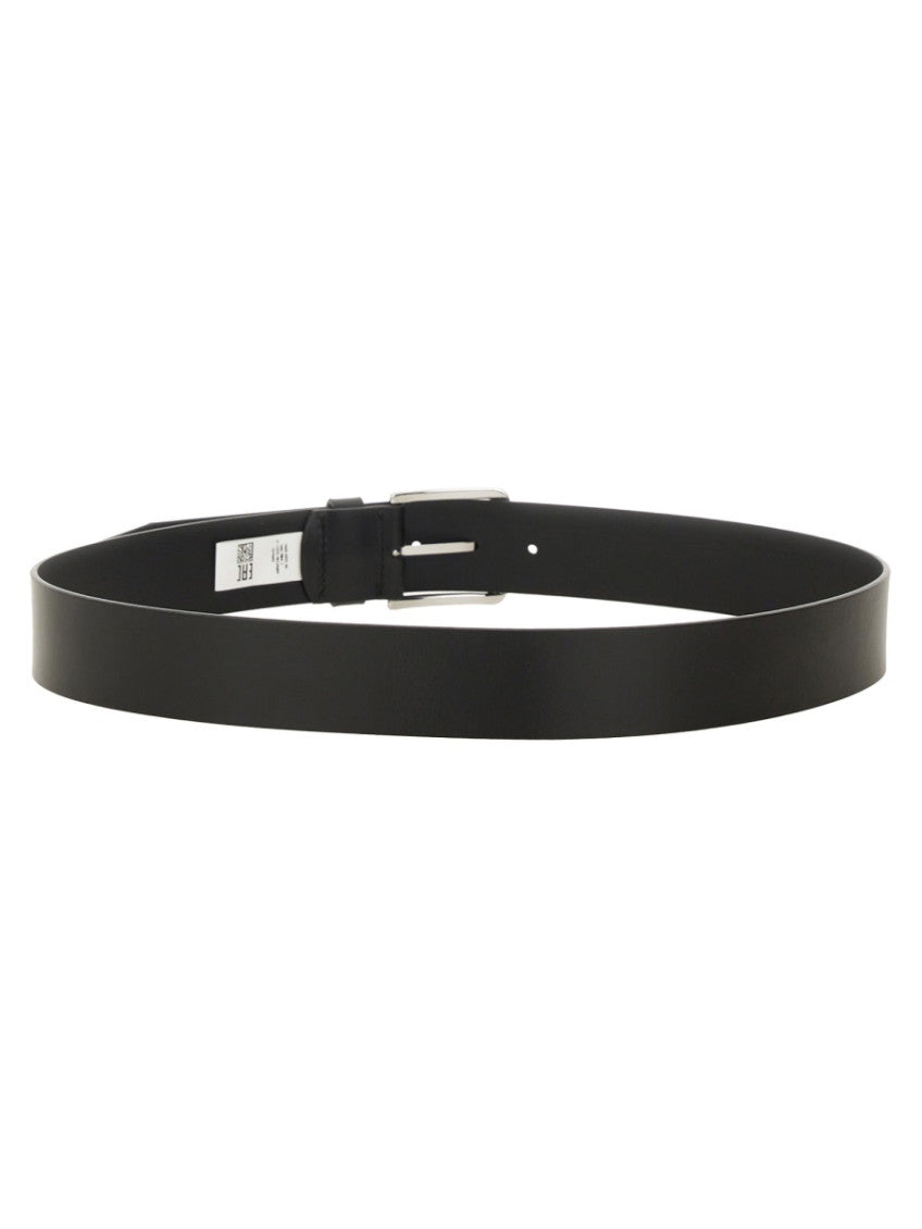 Black Solid Buckle Belt 2