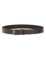 Brown Solid Buckle Belt 1