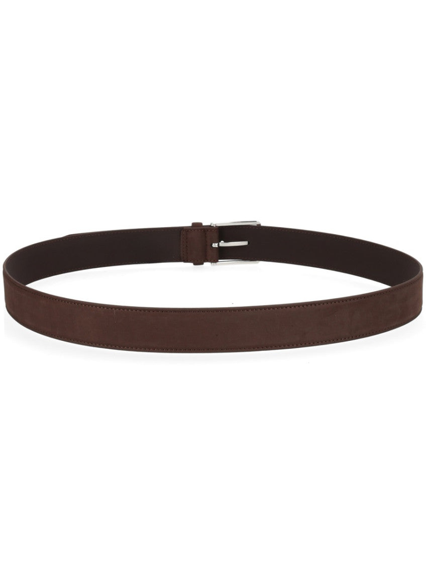 Brown Solid Buckle Belt 2