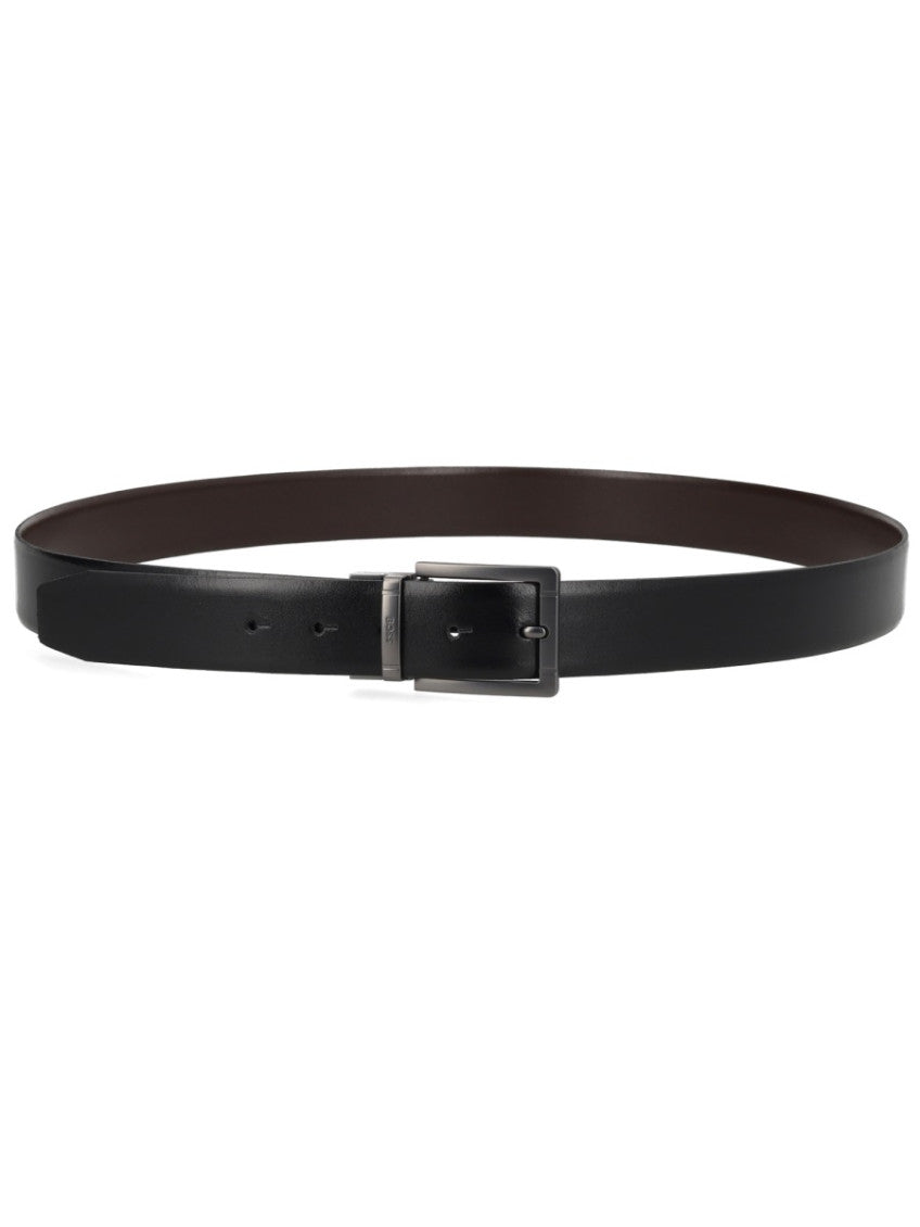 Black Reversible Buckle Belt 1