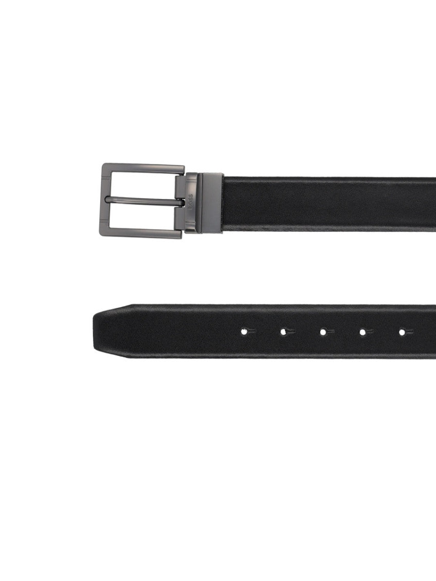 Black Reversible Buckle Belt 3