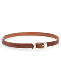 Brown Textured Buckle Belt 1