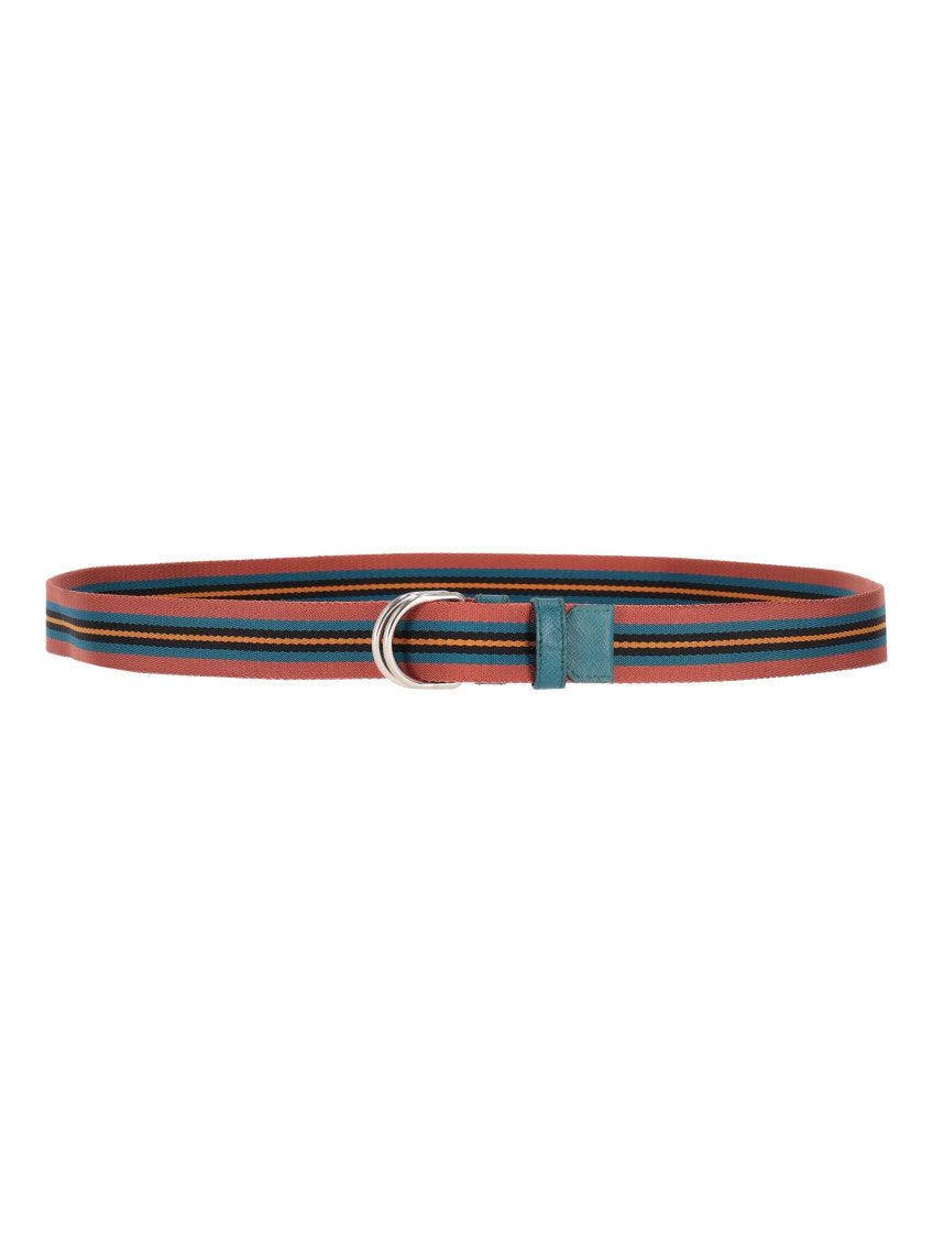 Multicolor Woven Buckle Belt 1