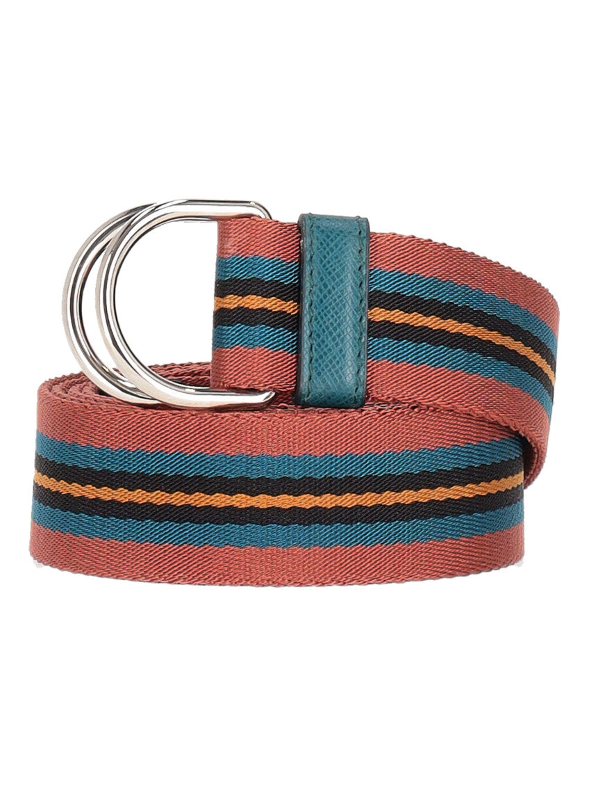 Multicolor Woven Buckle Belt 2