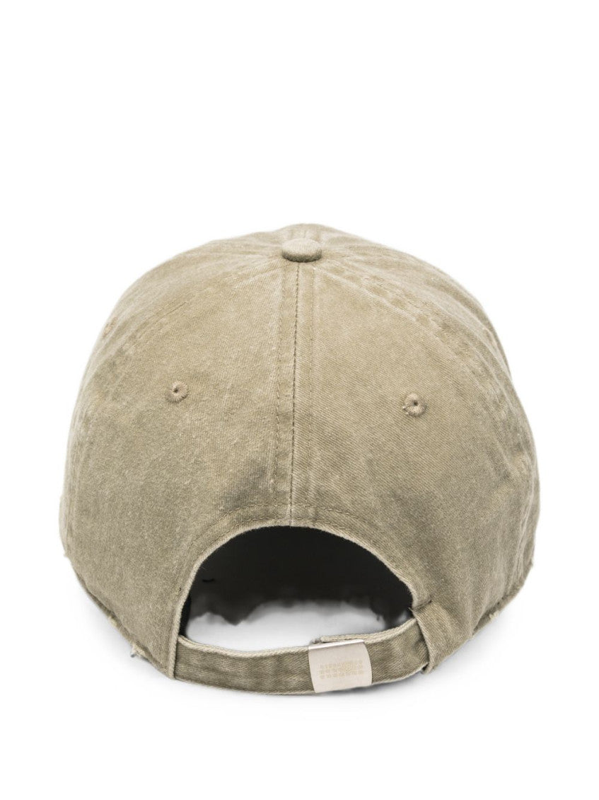 Beige Logo Baseball Hat 2