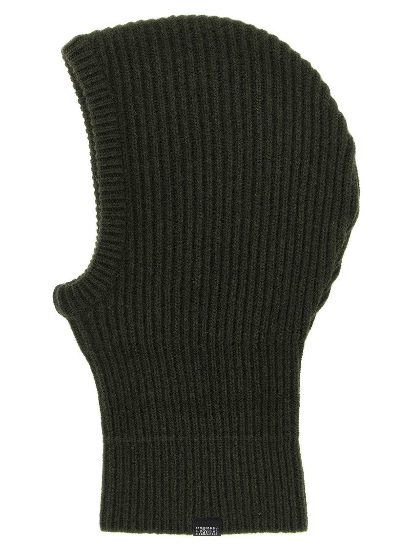 Dark Green Knitted Winter Hat 2