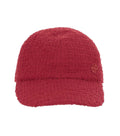 Red Textured Tweed Baseball Cap 1