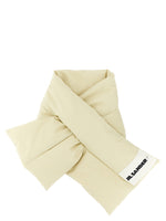 Beige Solid Muffler Scarf 1
