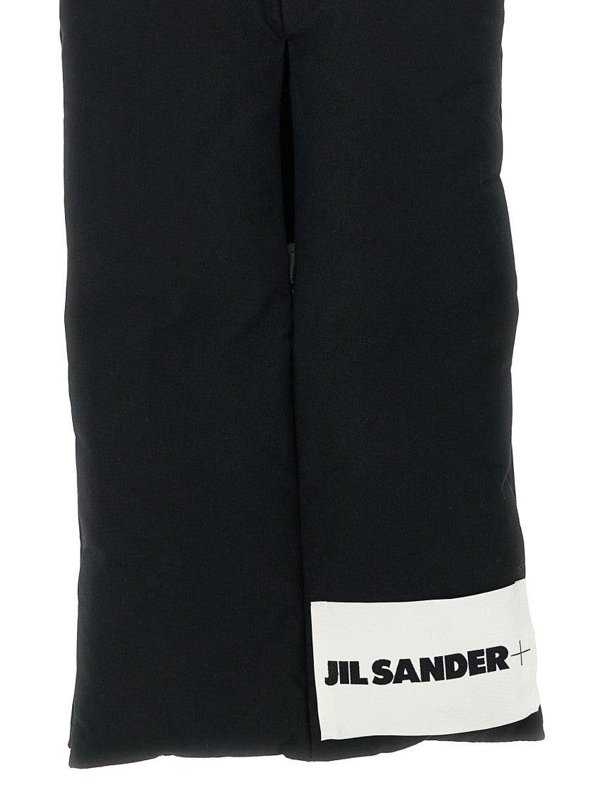 Black Solid Muffler Scarf 2