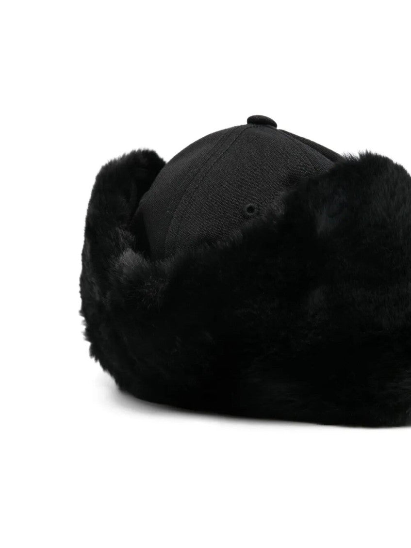 Black Embroidered Logo Baseball Cap 2