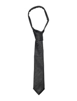 Black Solid Tie 1