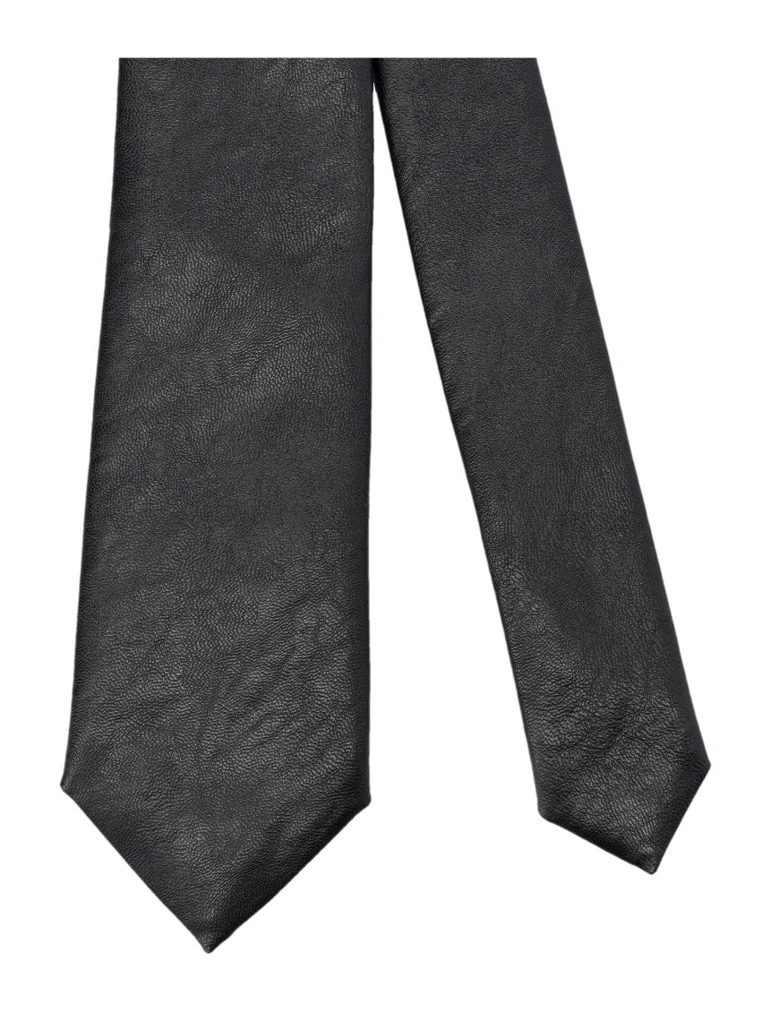 Black Solid Tie 2