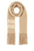 Beige Logo Scarf 1