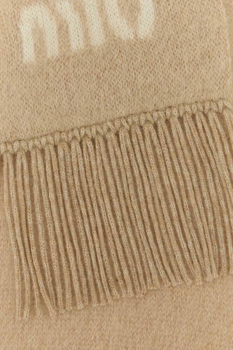 Beige Logo Scarf 2