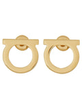 Golden Gancini Logo Stud Earrings 1