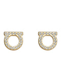 Golden Gancini Crystal  Stud Earrings 1