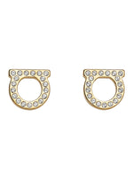 Golden Gancini Crystal  Stud Earrings 1