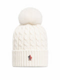 White Logo Beanie Cap 1