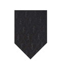 Black Monogram Logo Tie 1